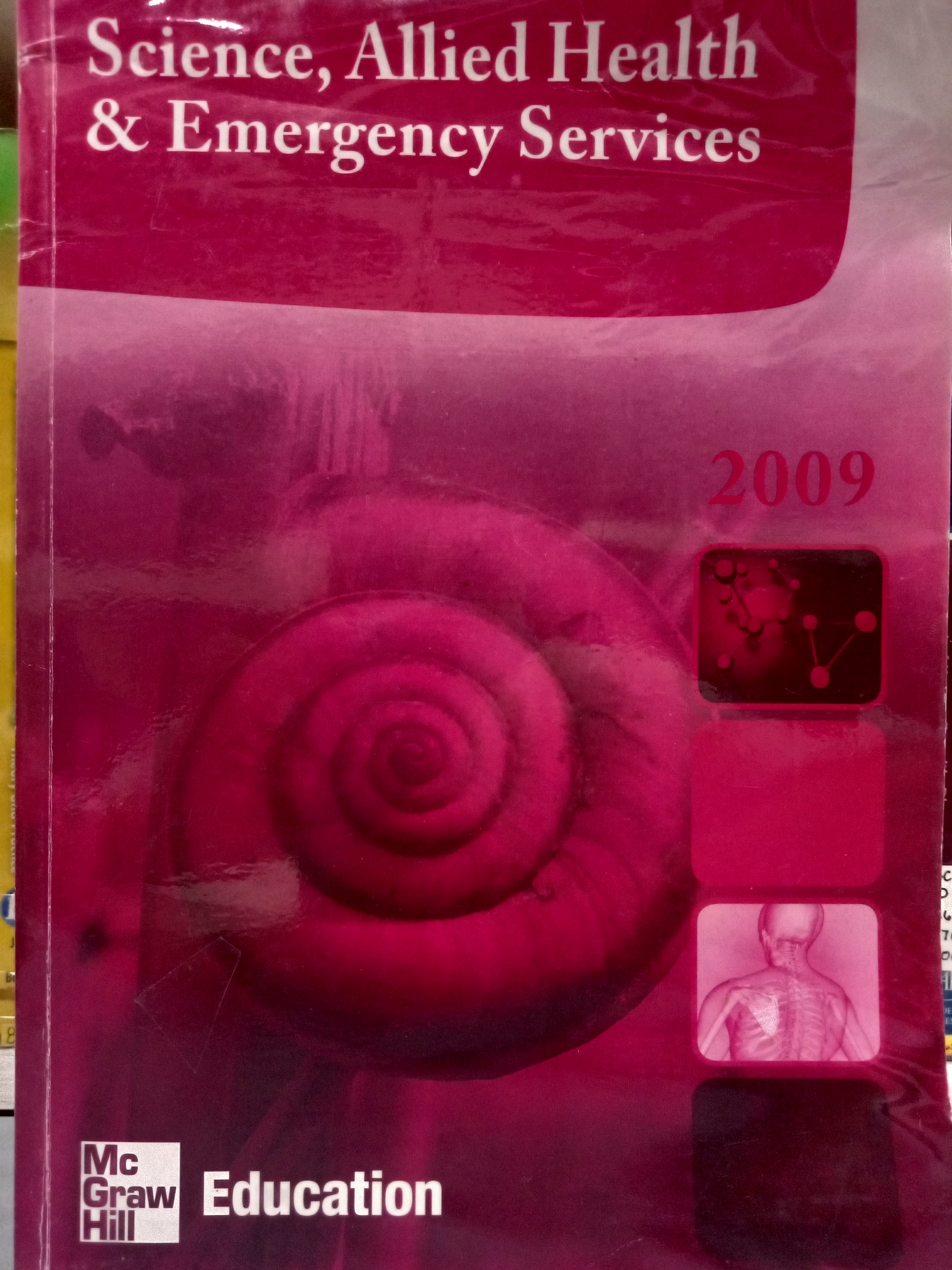 Book cover: Science, allied health & emergency services