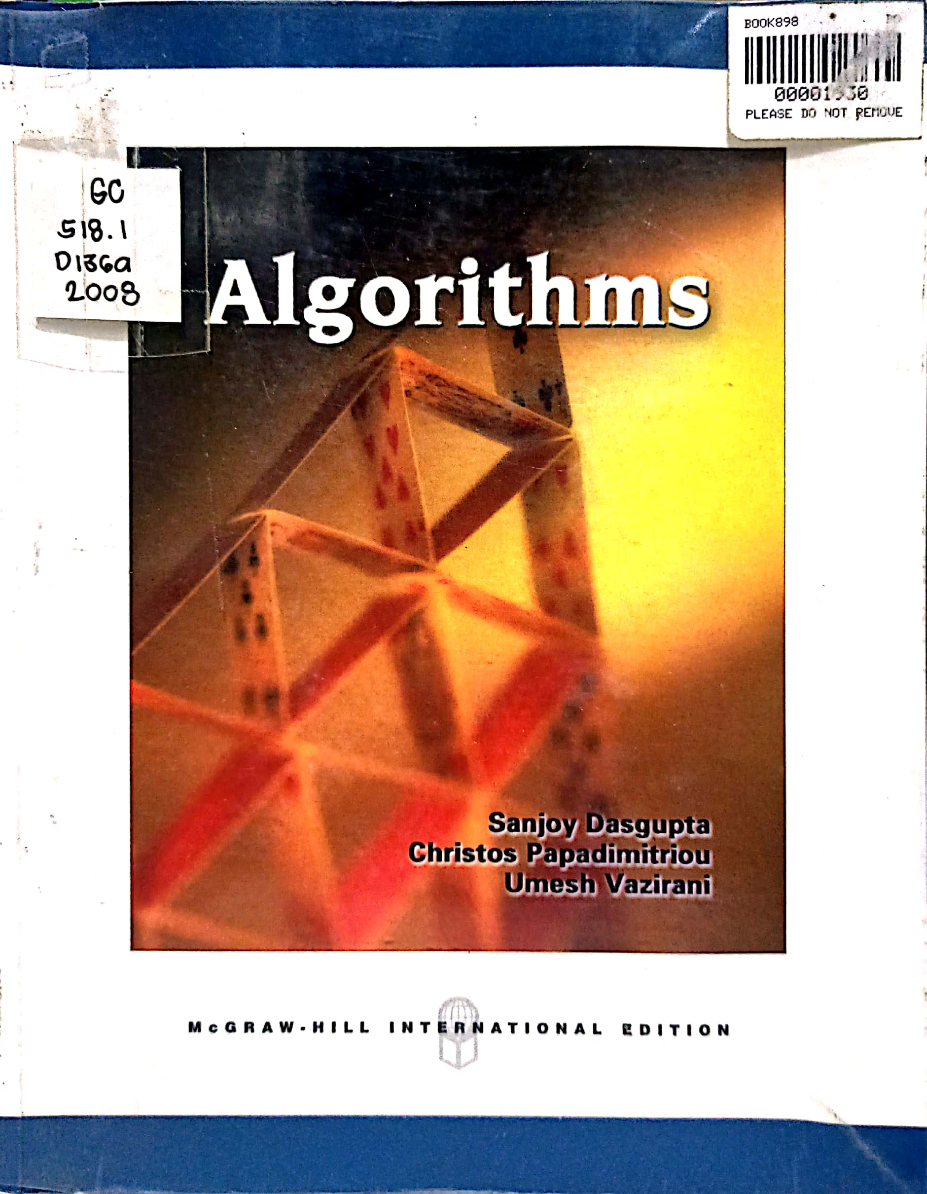 Book cover: Algorithms