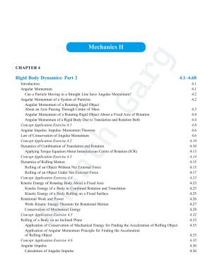 Book cover: 4 Rigid body dynamics part 2 chapter