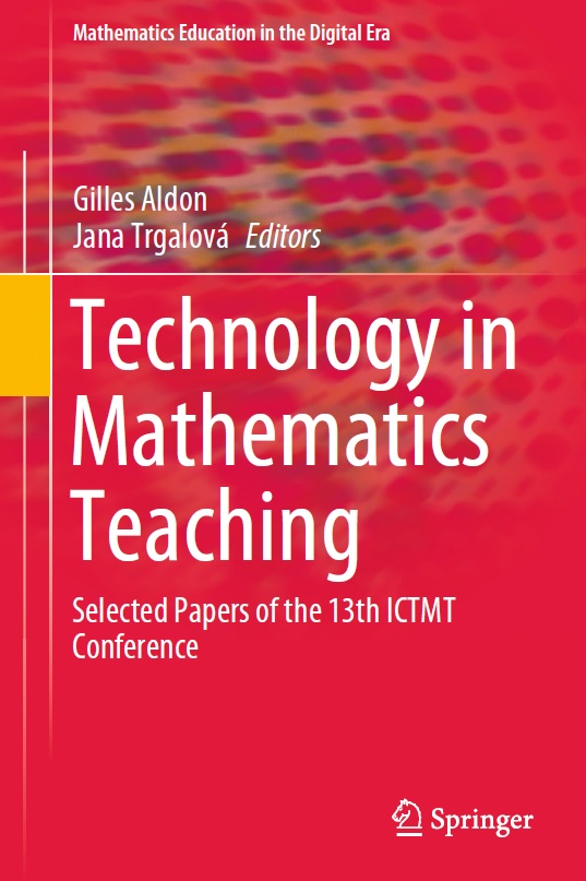 Book cover: Technology in mathematics teaching: selected papers of the 13th ICTMT Conference.