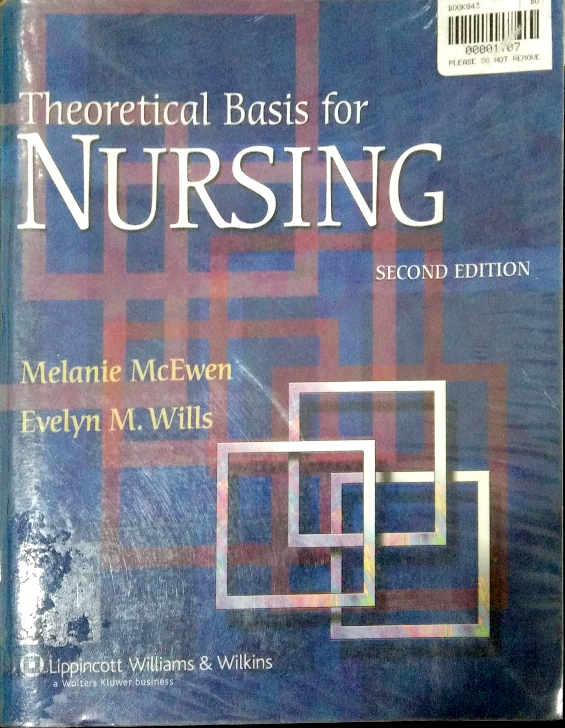 Book cover: Theoretical basis for nursing