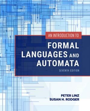 Book cover: An Introduction to formal languages and automata