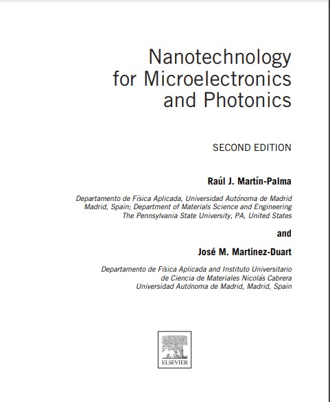 Book cover: Nanotechnology for microelectronics and photonics