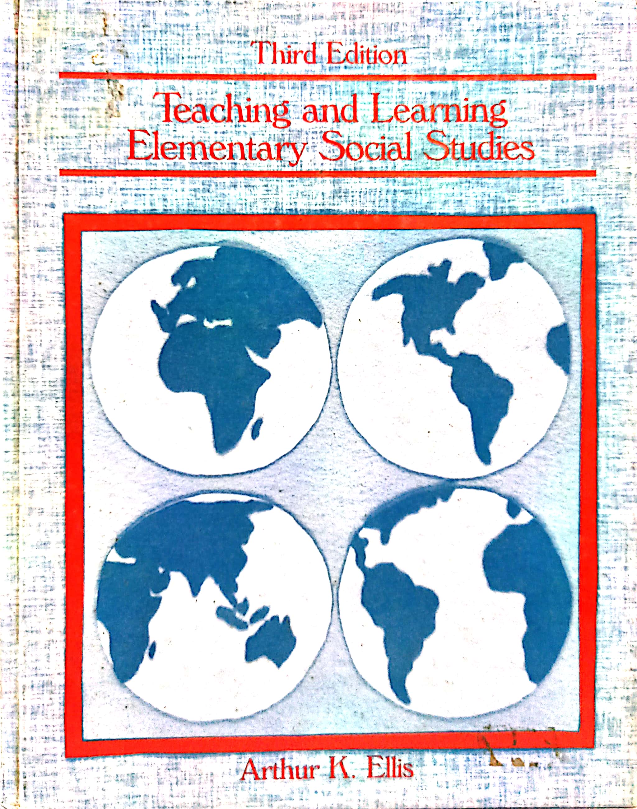 Book cover: Teaching and learning elementary social studies