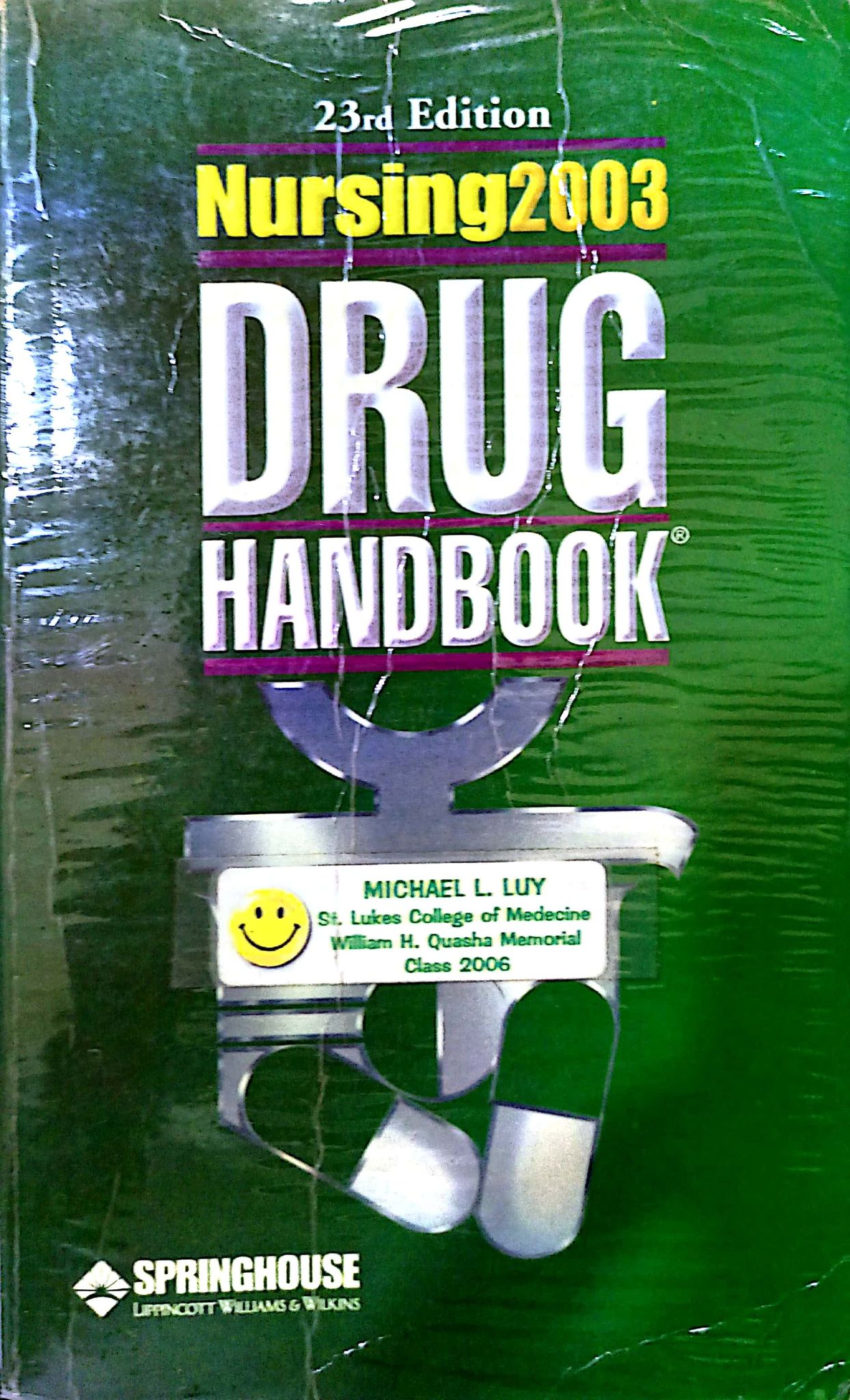 Book cover: Nursing 2003 drug handbook