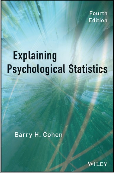 Book cover: Explaining psychological statistics