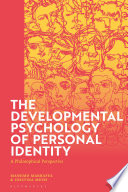 Book cover: The Developmental psychology of personal identity : a philosophical perspective
