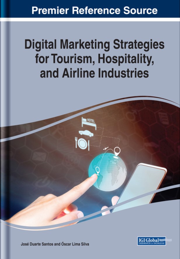 Book cover: Digital marketing strategies for tourism, hospitality, and airline industries