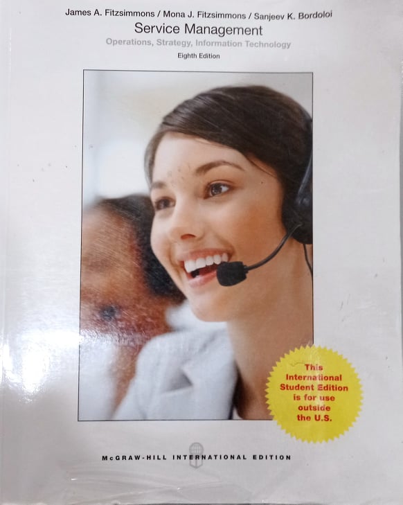 Book cover: Service management : operations, strategy, information technology