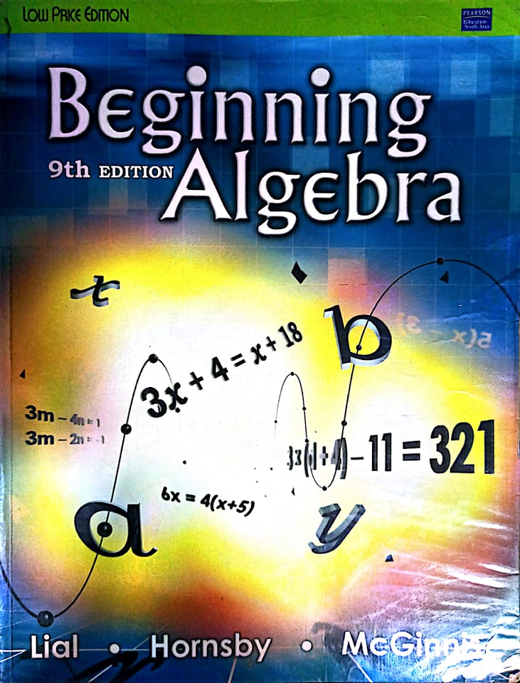 Book cover: Beginning algebra