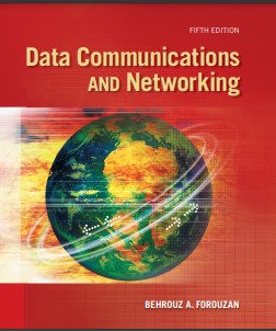 Book cover: Data communications and networking
