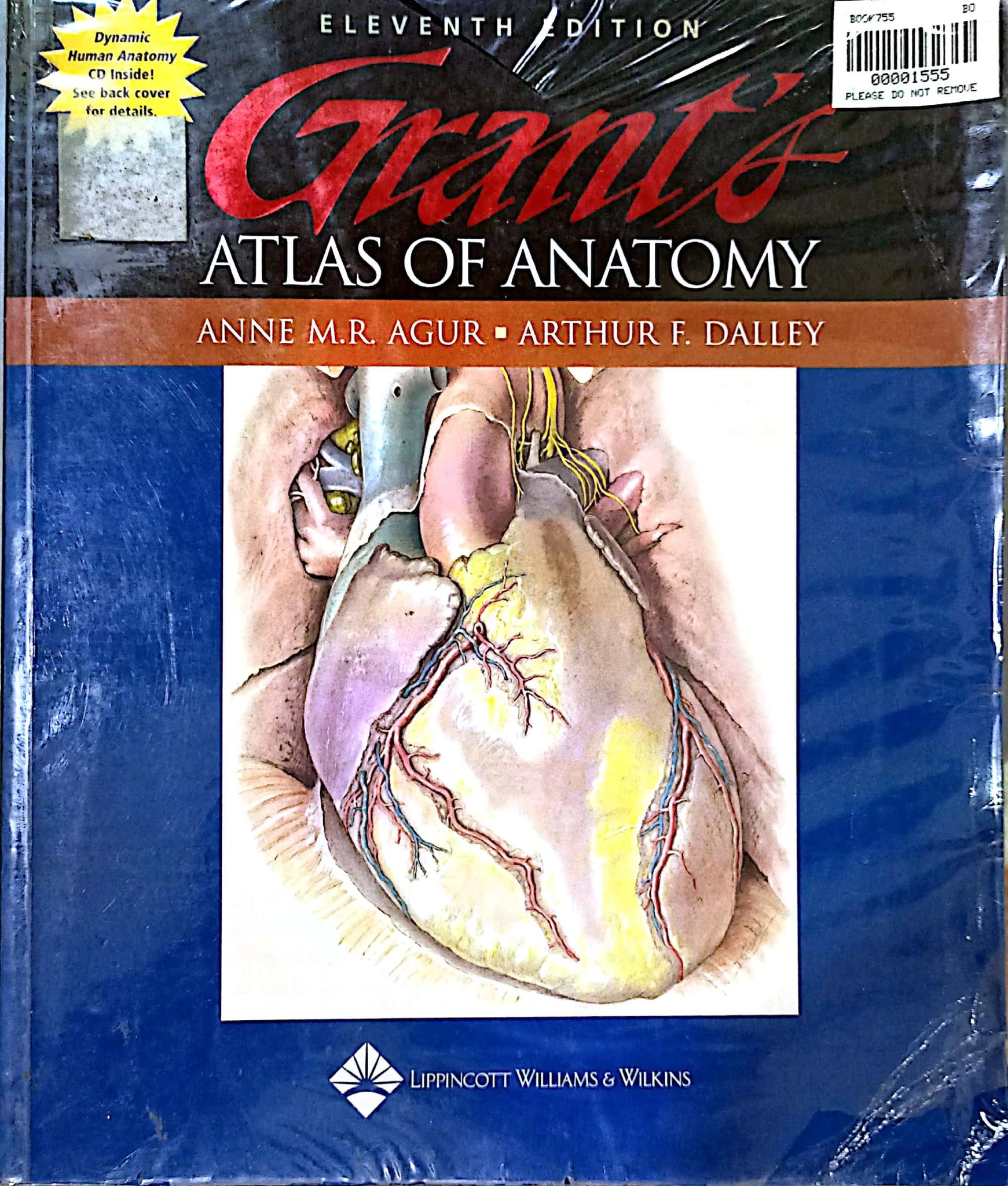 Book cover: Grant's atlas of anatomy