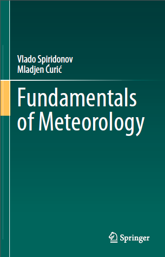 Book cover: Fundamentals of meteorology.