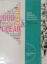 Book cover: Public speaking choices and responsibility