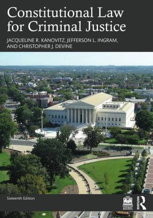 Book cover: Constitutional law for criminal justice