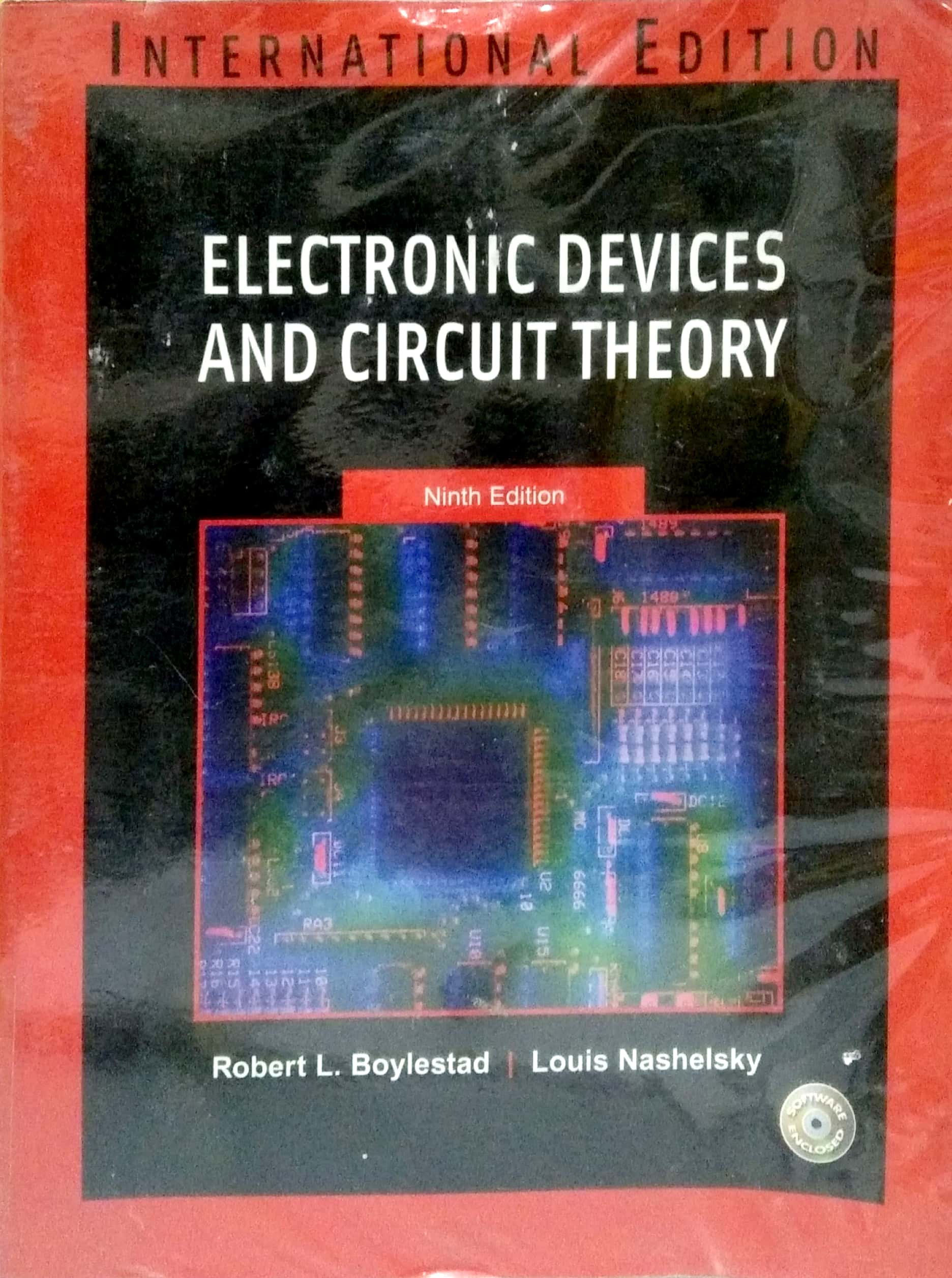 Book cover: Electronic Devices and circuit theory.