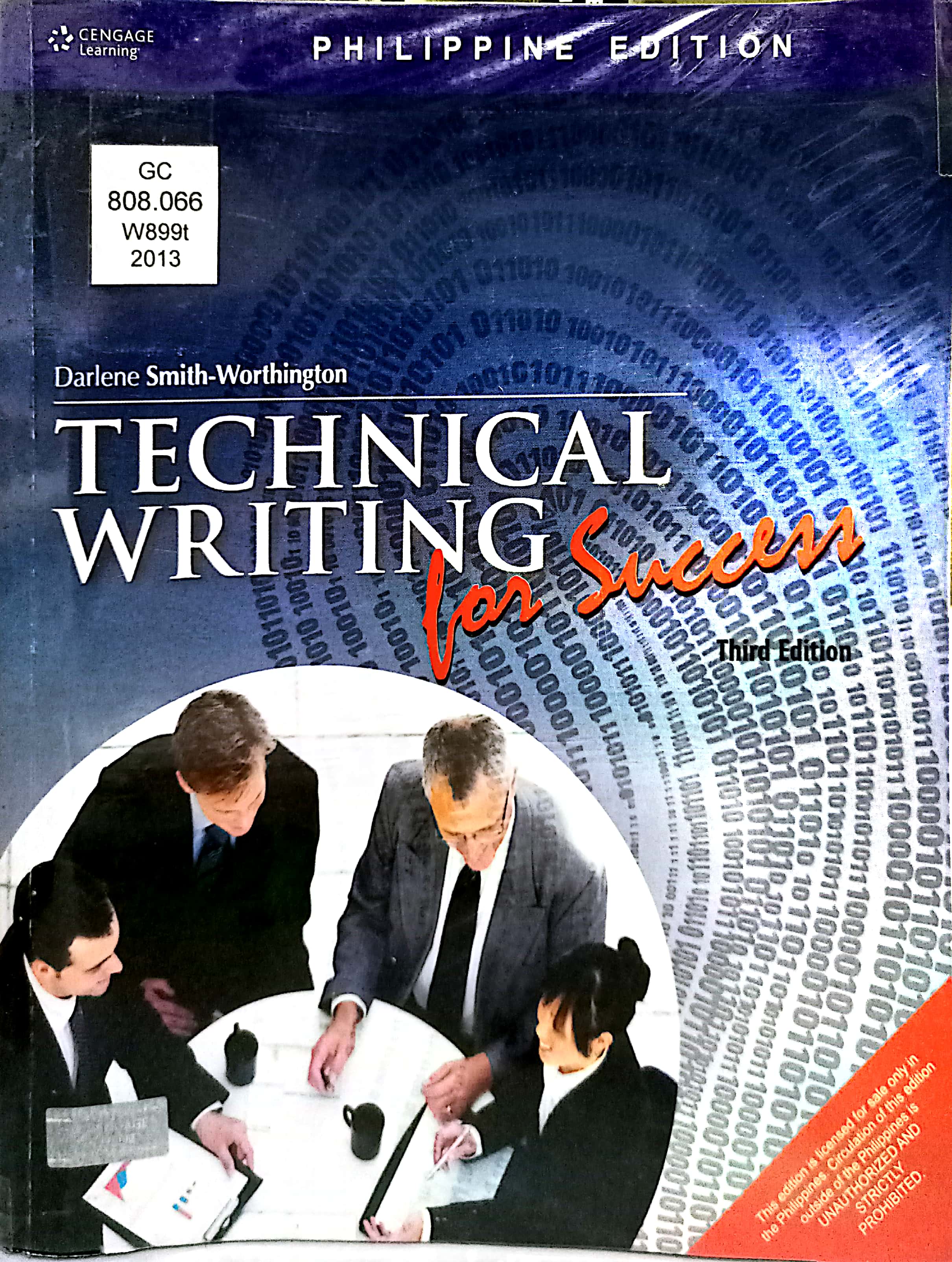 Book cover: Technical writing for success