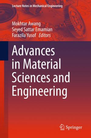 Book cover: Advances in material science and engineering