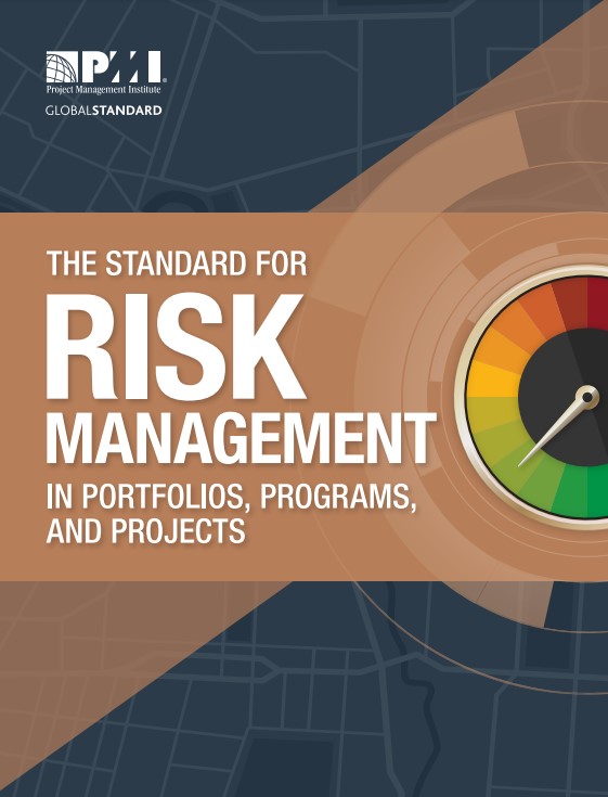 Book cover: The Standard for risk management in portfolios, programs, and projects.