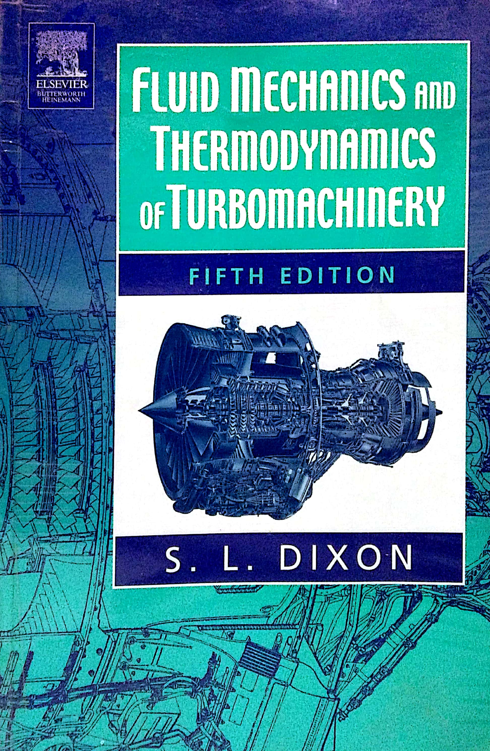 Book cover: Fluid mechanics, thermodynamics of turbo machinery